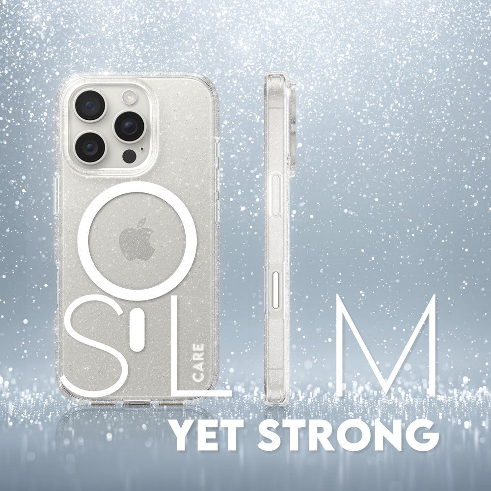 iPhone 16 Pro CARE by PanzerGlass FLAGSHIP Urban Combat Case - MagSafe Kompatibel - Star Lit / White