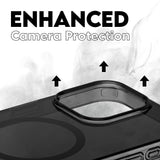 iPhone 16 Pro Max CARE by PanzerGlass FLAGSHIP Urban Combat Case - MagSafe Kompatibel - Smokey / Black