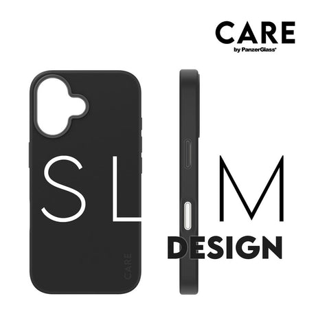 iPhone 16 CARE by PanzerGlass FASHION Fearlessly Fashionable Case - MagSafe Kompatibel - Black