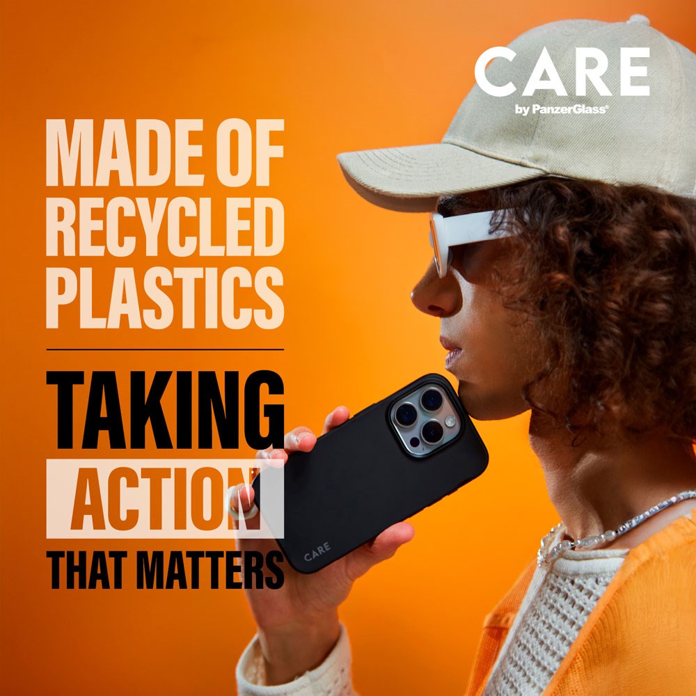 iPhone 16 Pro CARE by PanzerGlass FASHION Fearlessly Fashionable Case - MagSafe Kompatibel - Black