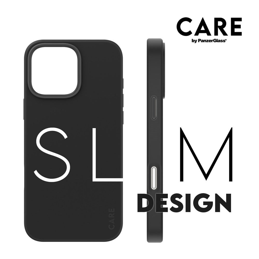 iPhone 16 Pro Max CARE by PanzerGlass FASHION Fearlessly Fashionable Case - MagSafe Kompatibel - Black
