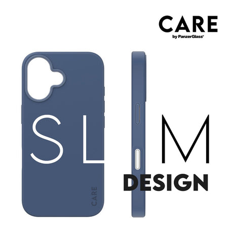 iPhone 16 CARE by PanzerGlass FASHION Fearlessly Fashionable Case - MagSafe Kompatibel - Coronet Blue