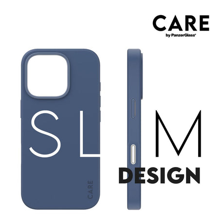 iPhone 16 Pro CARE by PanzerGlass FASHION Fearlessly Fashionable Case - MagSafe Kompatibel - Coronet Blue