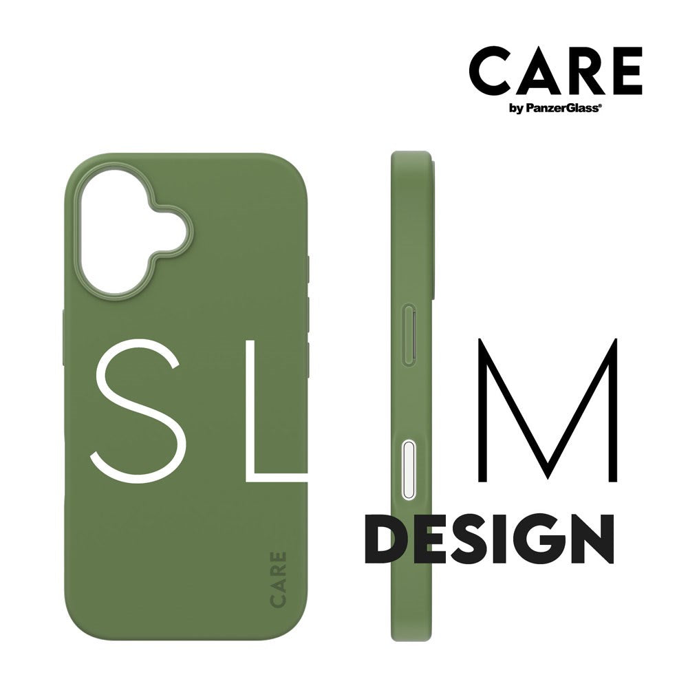 iPhone 16 CARE by PanzerGlass FASHION Fearlessly Fashionable Case - MagSafe Kompatibel - Piquant Green