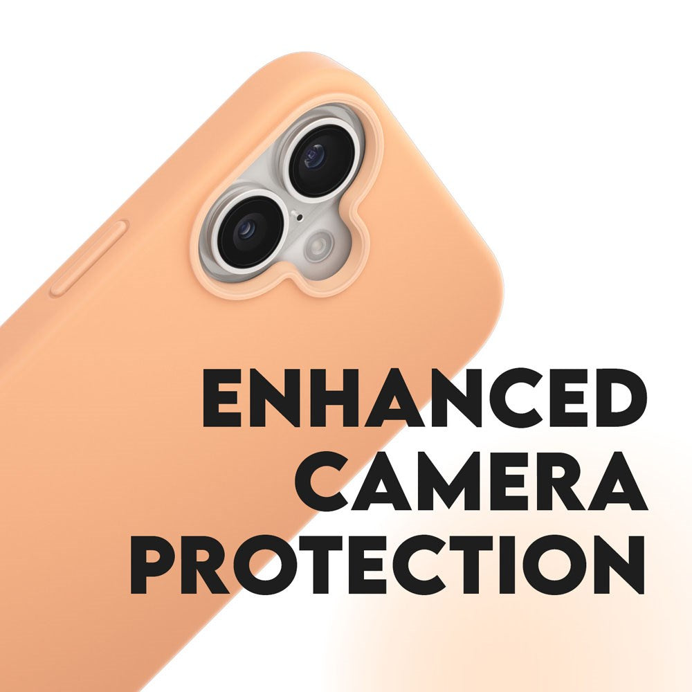 iPhone 16 CARE by PanzerGlass FASHION Fearlessly Fashionable Case - MagSafe Kompatibel - Peach Fuzz