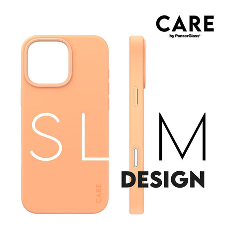 iPhone 16 Pro Max CARE by PanzerGlass FASHION Fearlessly Fashionable Case - MagSafe Kompatibel - Peach Fuzz