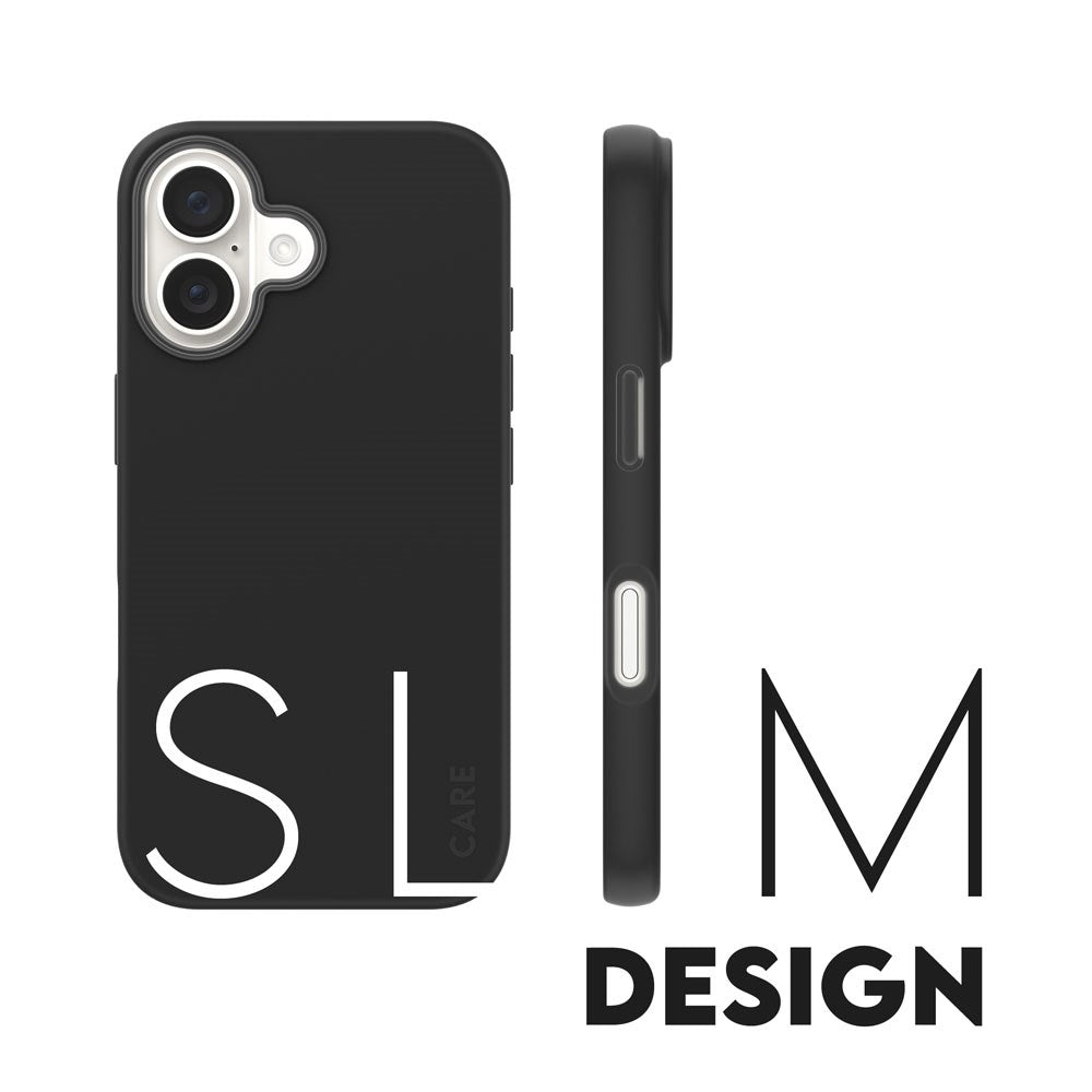 iPhone 16 CARE by PanzerGlass FASHION Fearlessly Fashionable Case - Black