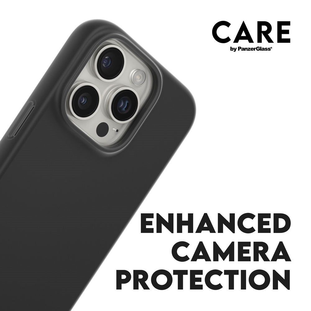 iPhone 16 Pro CARE by PanzerGlass FASHION Fearlessly Fashionable Case - Black