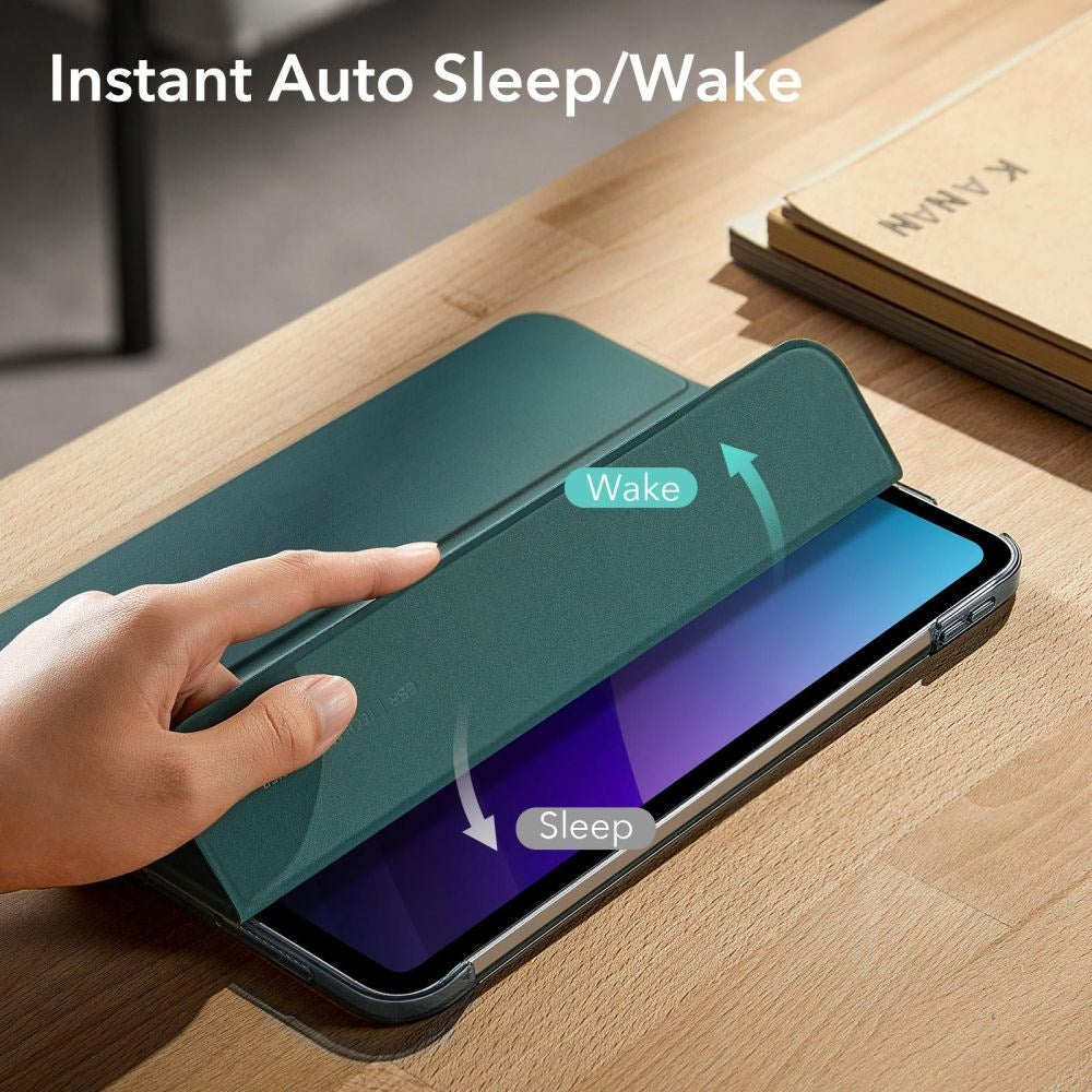 ESR iPad 11" (2025) / iPad 10.9" (2024/2022) Ascend Flip Tri-Fold Cover - Forest Green