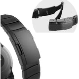 Universal Garmin 22mm Tech-Protect Rustfri Stål Rem - Sort