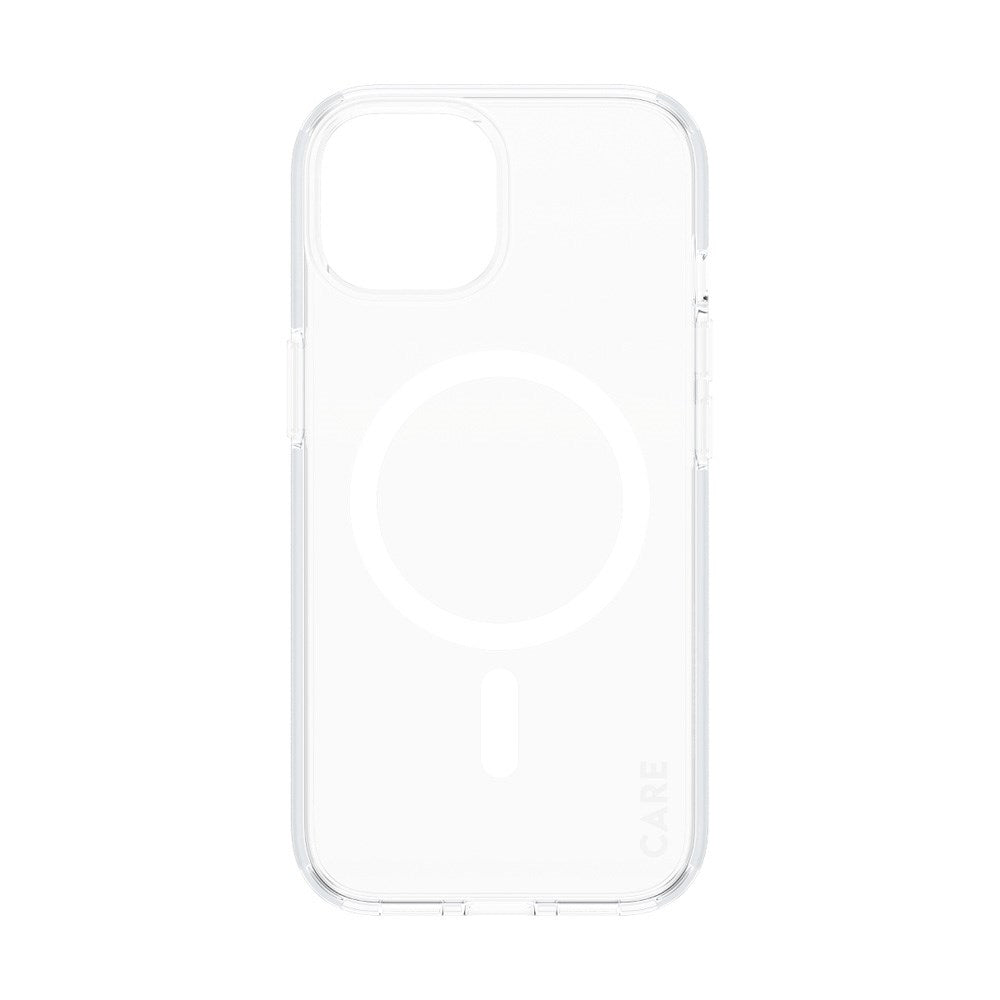 iPhone 15 CARE by PanzerGlass FLAGSHIP Urban Combat Case - MagSafe Kompatibel - Transparent / White
