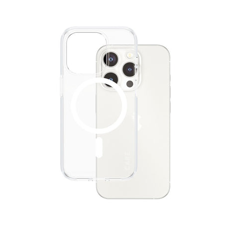 iPhone 15 Pro CARE by PanzerGlass FLAGSHIP Urban Combat Case - MagSafe Kompatibel - Transparent / White