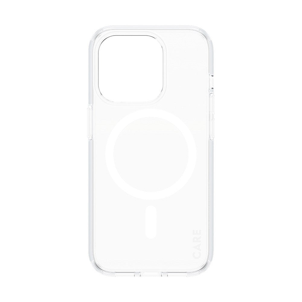 iPhone 15 Pro CARE by PanzerGlass FLAGSHIP Urban Combat Case - MagSafe Kompatibel - Transparent / White