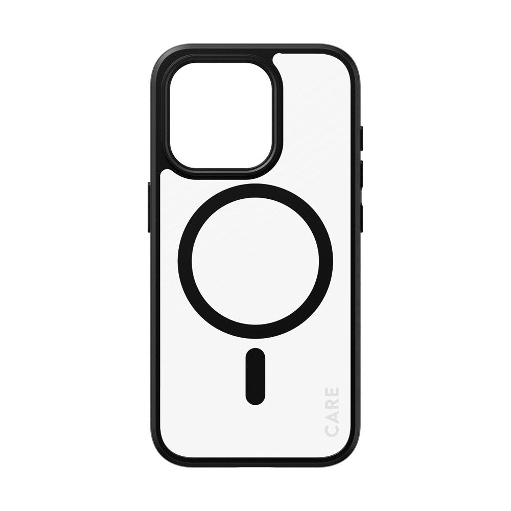 iPhone 15 Pro CARE by PanzerGlass FLAGSHIP Urban Combat Case - MagSafe Kompatibel - Transparent / White