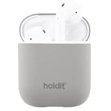 Holdit Nygård Silikone Cover Til AirPods - Taupe