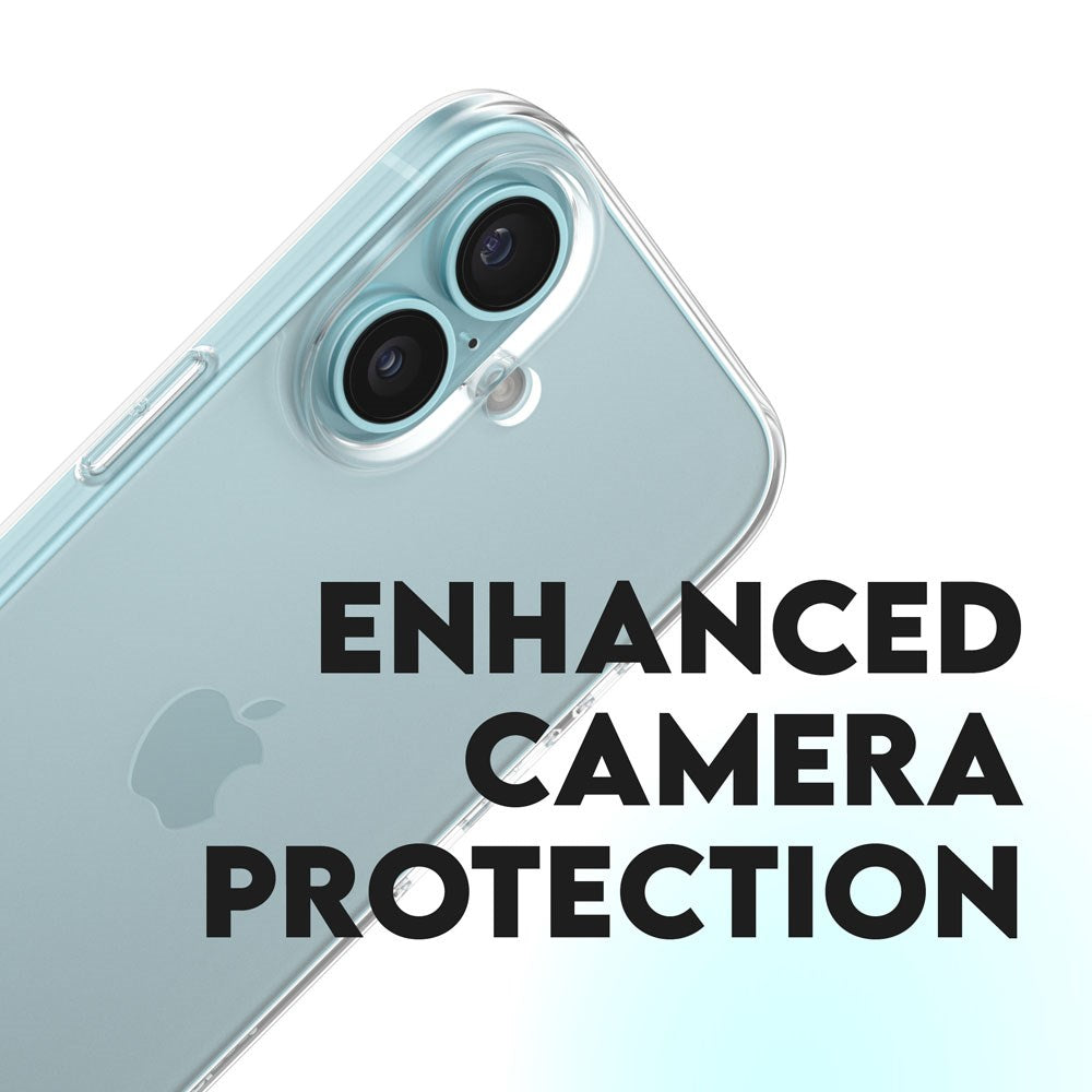 iPhone 16 CARE by PanzerGlass FASHION X-Ray Soft Basic Mobil Cover - Transparent