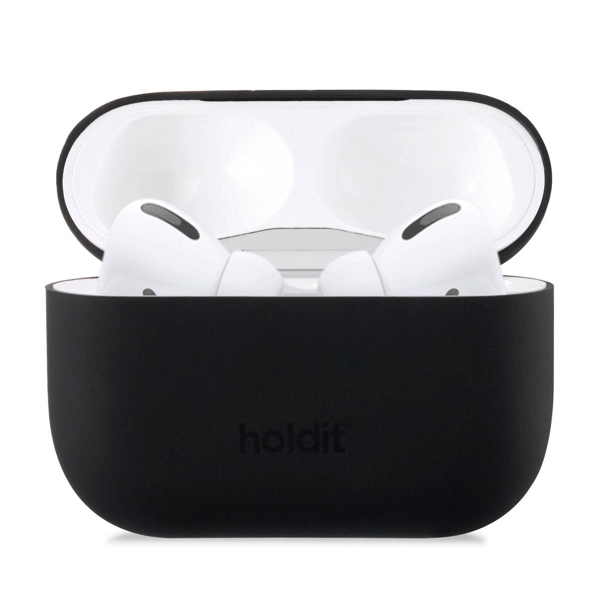 Holdit Nygård Silikone Cover Til AirPods Pro - Sort