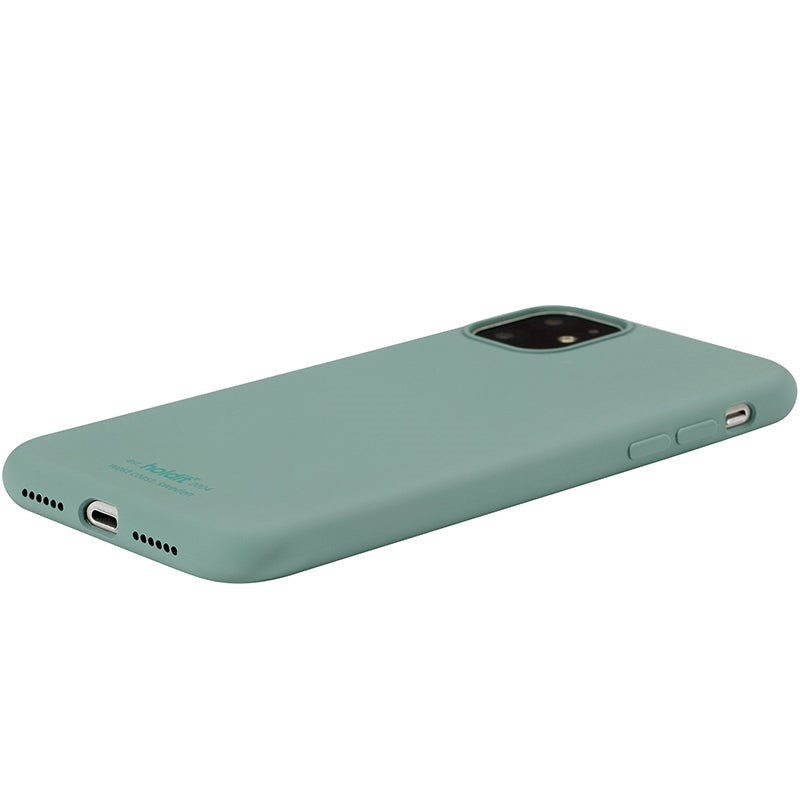 Holdit iPhone 11 Soft Touch Mobil Cover - Moss Green