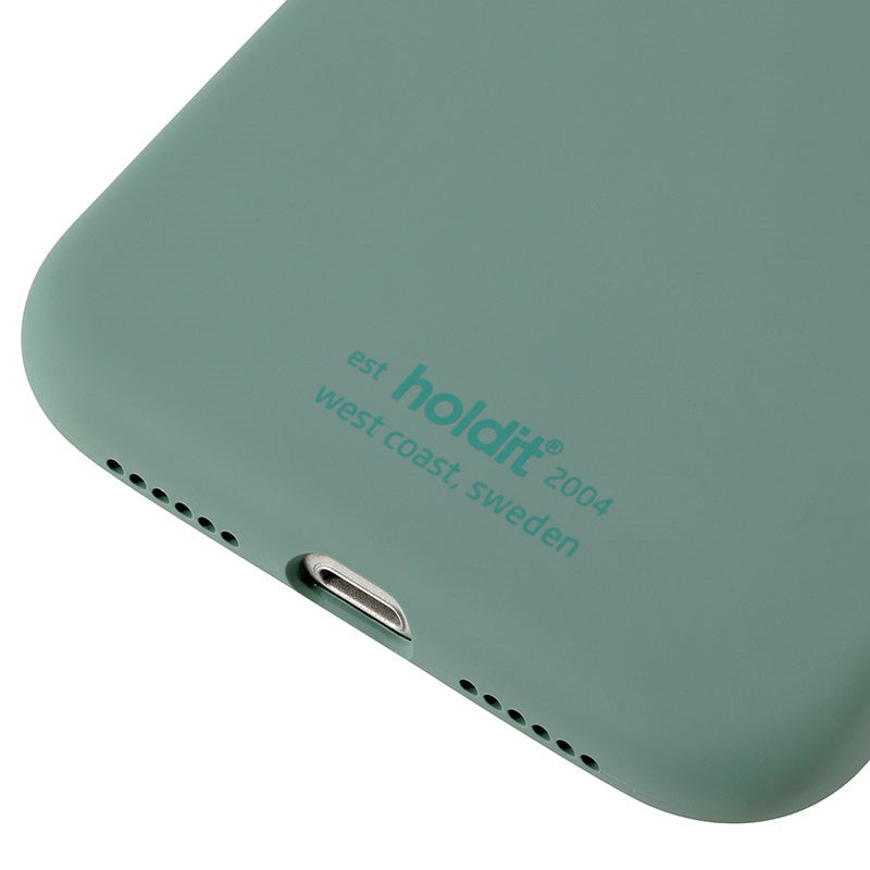 Holdit iPhone 11 Soft Touch Mobil Cover - Moss Green