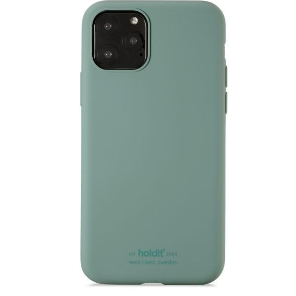Holdit iPhone 11 Pro Soft Touch Mobil Cover - Moss Green