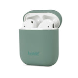 Holdit Nygård Silikone Cover Til AirPods (1 & 2. gen.) - Mos Green