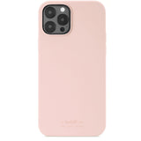 Holdit iPhone 12 / 12 Pro Soft Touch Silikone Mobil Cover - Blush Pink