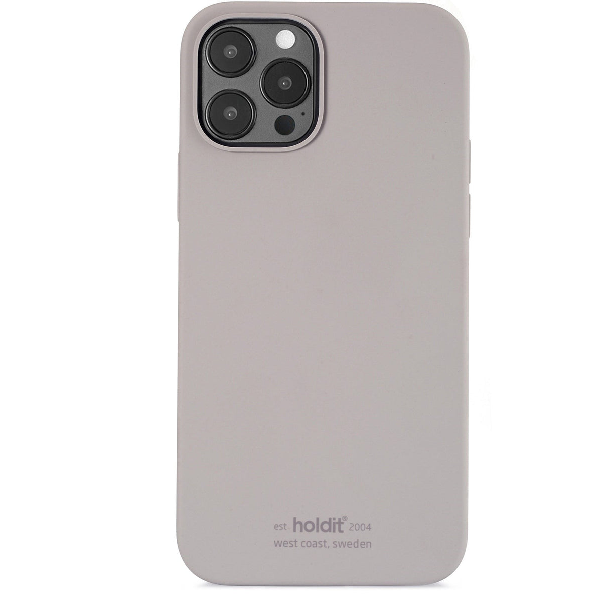 Holdit iPhone 12 / 12 Pro Soft Touch Silikone Mobil Cover - Taupe