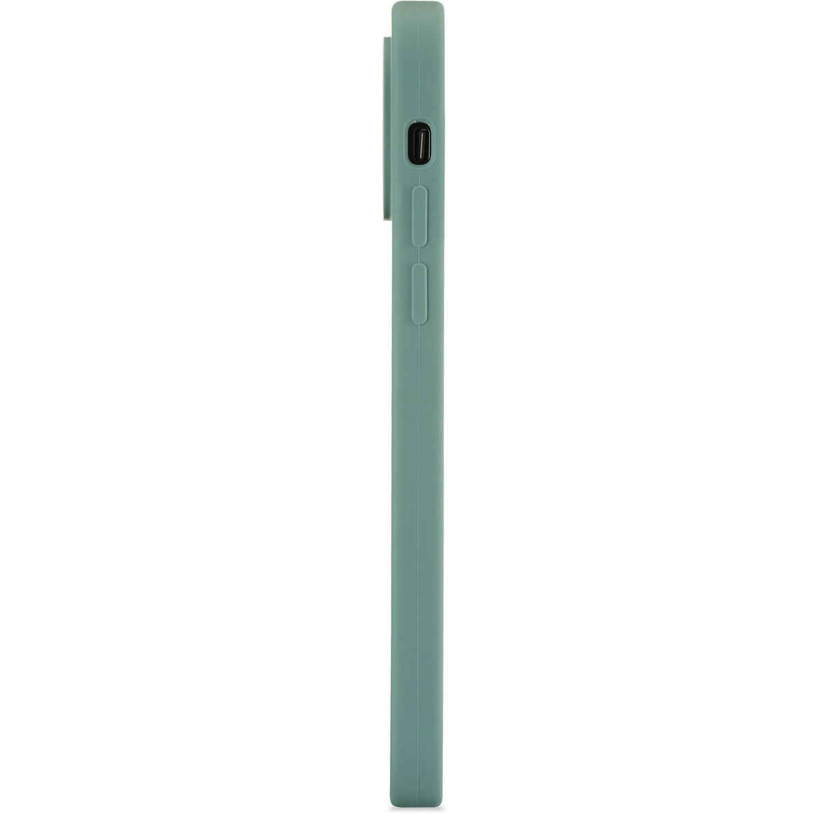 Holdit iPhone 12 / 12 Pro Soft Touch Silikone Mobil Cover - Moss Green