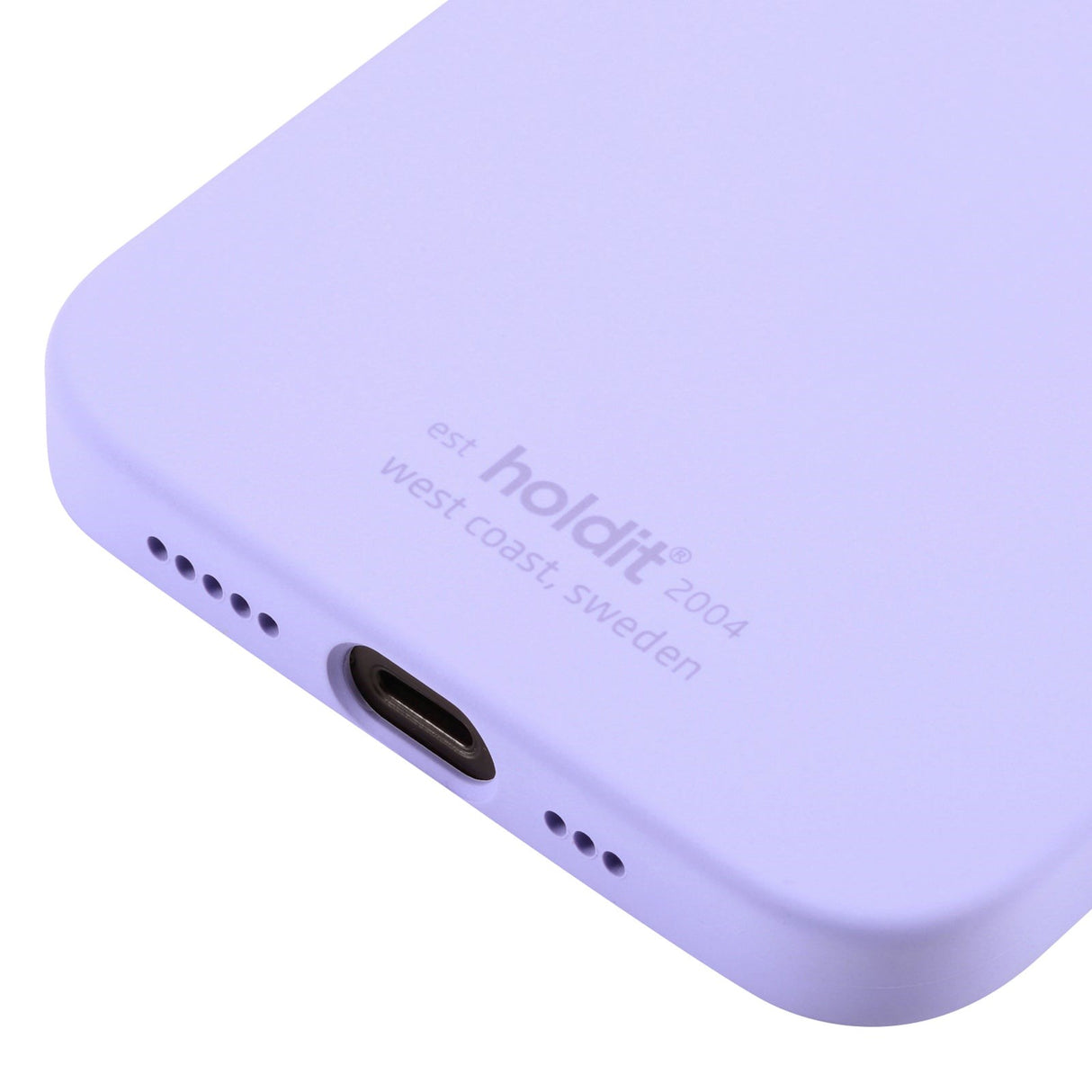 Holdit iPhone 12 / 12 Pro Soft Touch Silikone Mobil Cover - Lavender
