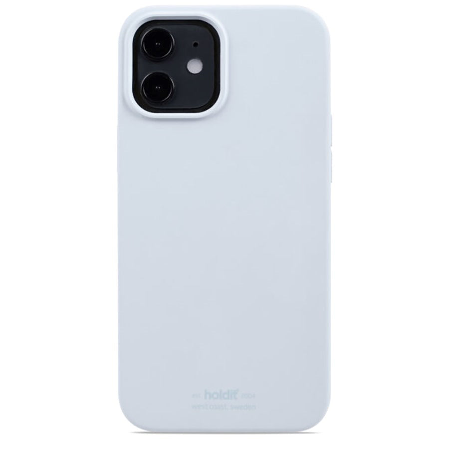 Holdit iPhone 12 / 12 Pro Soft Touch Silikone Mobil Cover - Mineral Blue