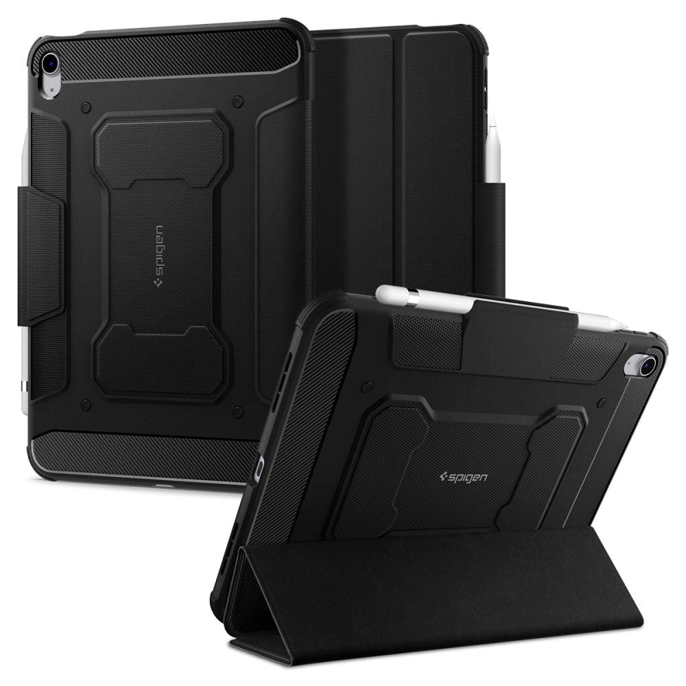 Spigen iPad 11" (2025) / iPad 10.9" (2024/2022) Rugged Armor Pro Cover - Sort