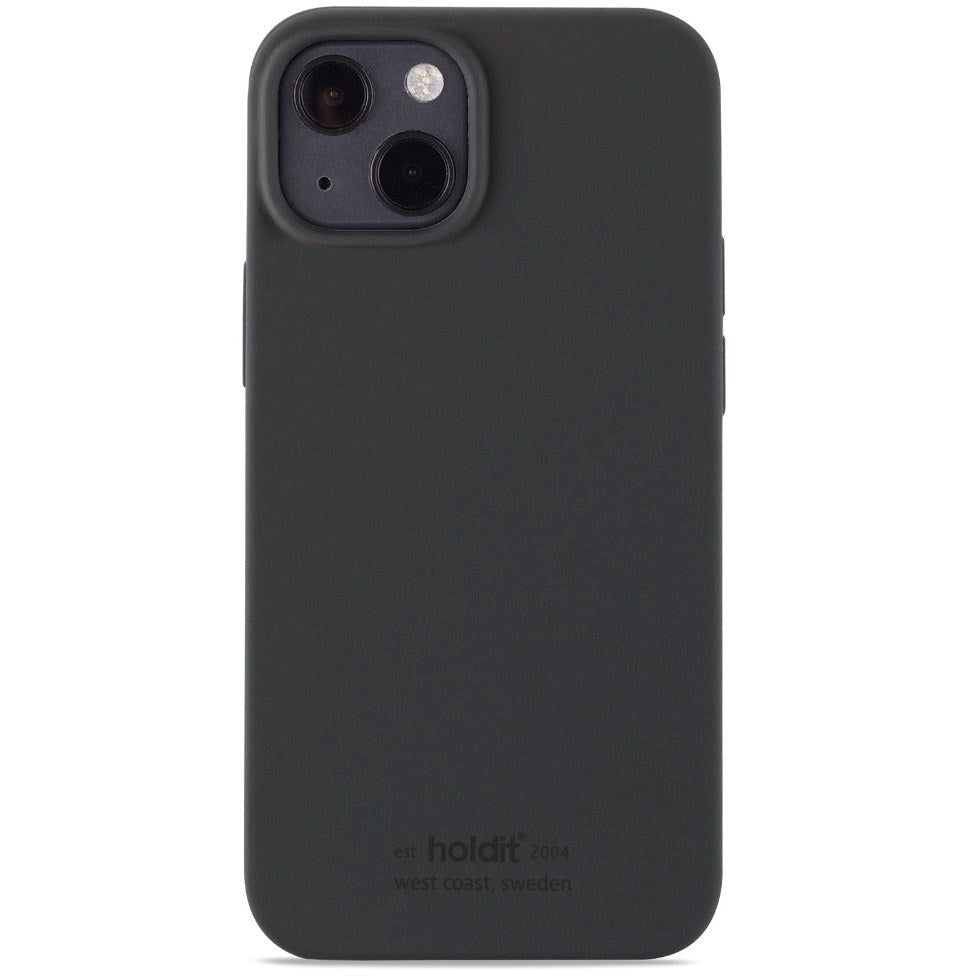 Holdit iPhone 13 Mini Soft Touch Silikone Mobil Cover - Black