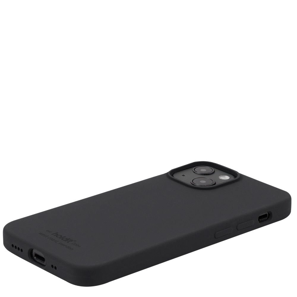 Holdit iPhone 13 Mini Soft Touch Silikone Mobil Cover - Black