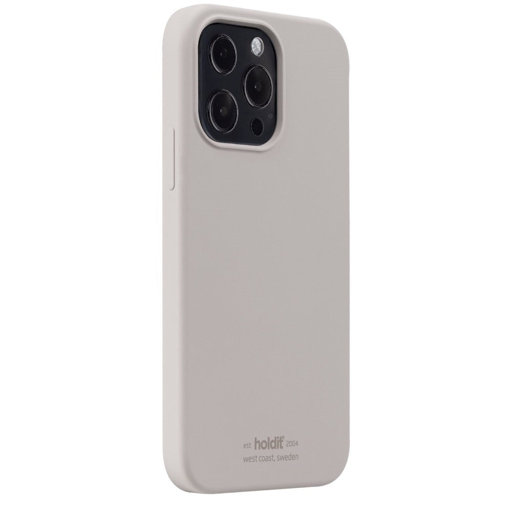 Holdit iPhone 13 Pro Soft Touch Silikone Mobil Cover - Taupe