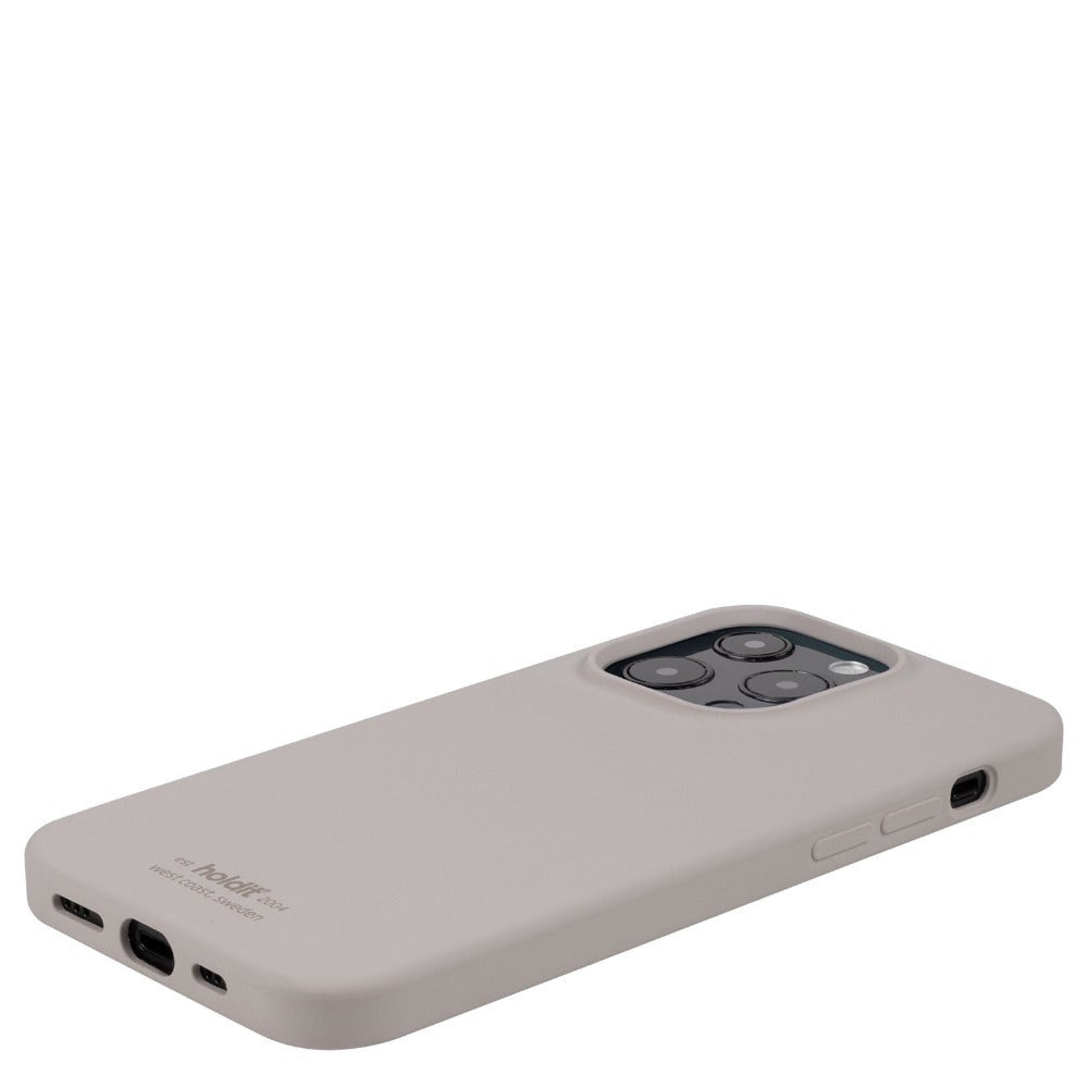 Holdit iPhone 13 Pro Soft Touch Silikone Mobil Cover - Taupe