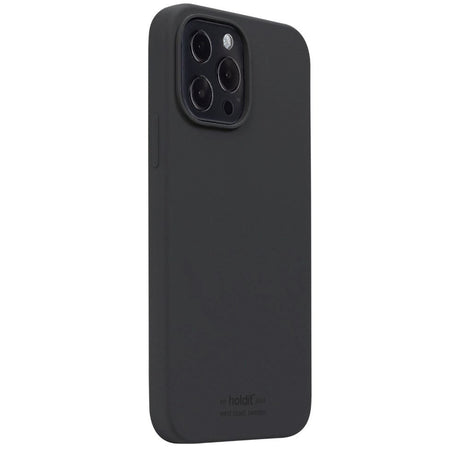 Holdit iPhone 13 Pro Max Soft Touch Silikone Mobil Cover - Black