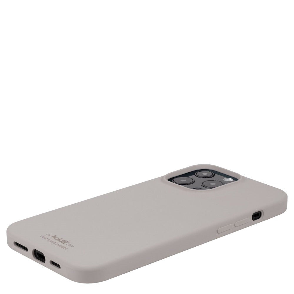 Holdit iPhone 13 Pro Max Soft Touch Silikone Mobil Cover - Taupe