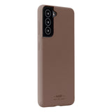 Holdit Samsung Galaxy S22 Soft Touch Mobil Cover - Dark Brown