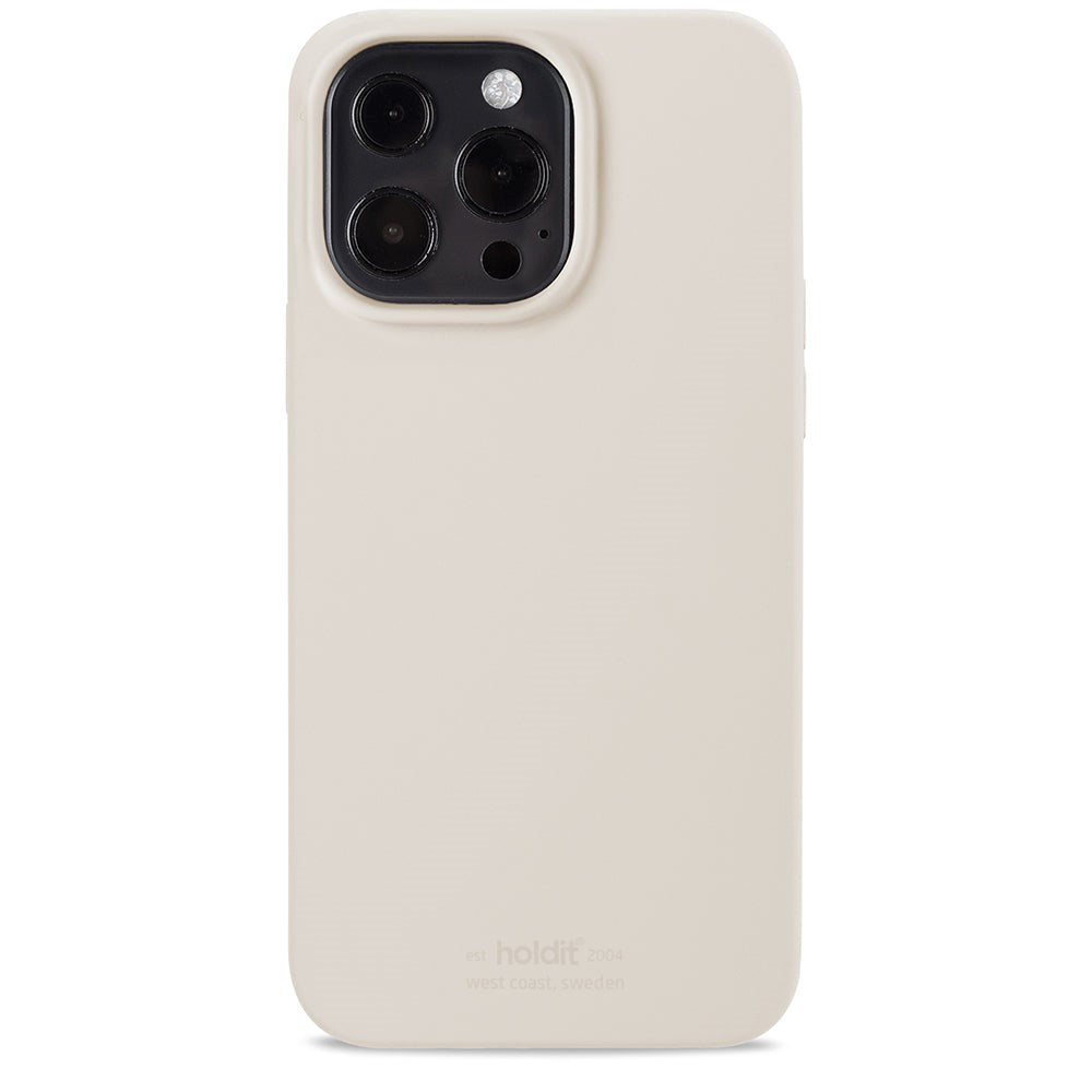 Holdit iPhone 13 Pro Soft Touch Mobil Cover - Light Beige