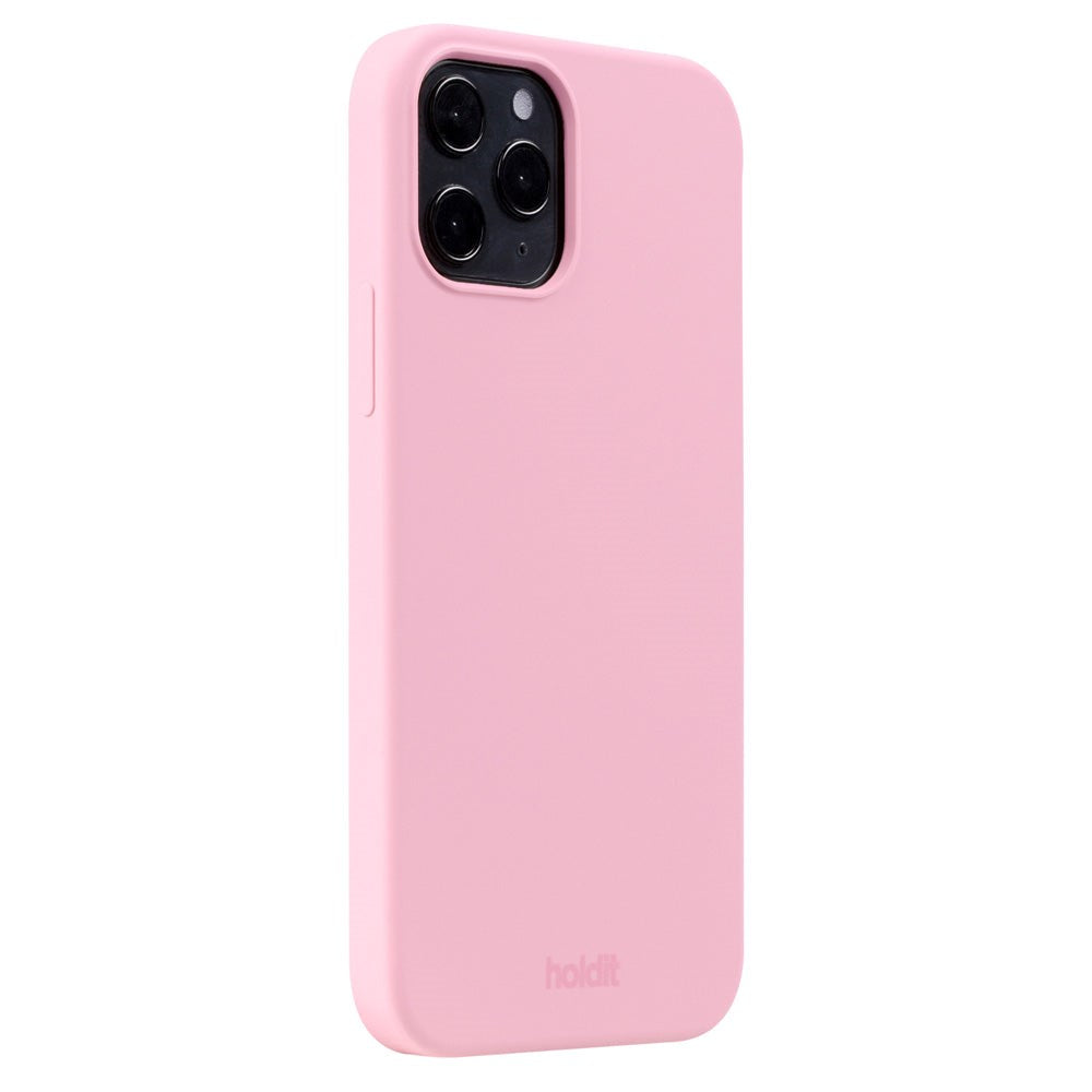 Holdit iPhone 12 / 12 Pro Soft Touch Silikone Mobil Cover - Pink