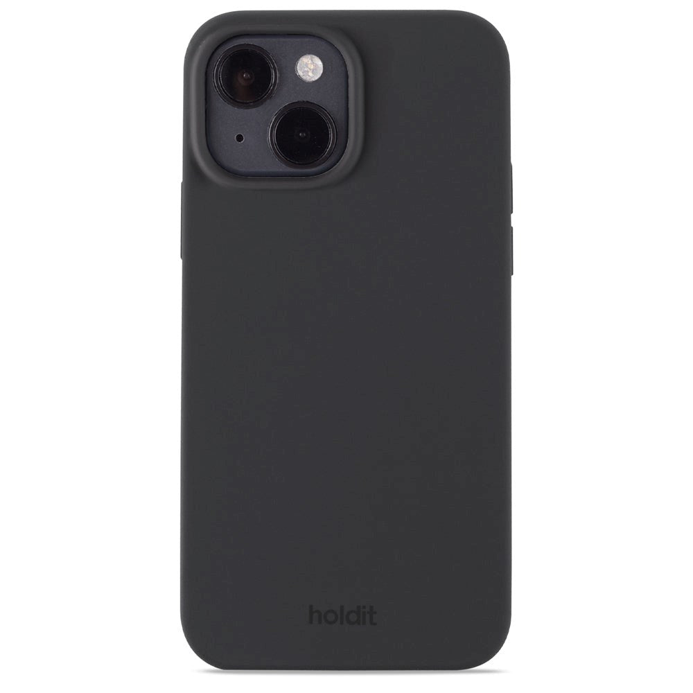 Holdit iPhone 14 Soft Touch Silikone Mobil Cover - Black