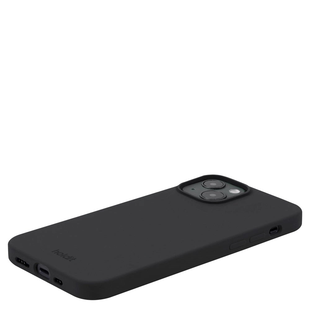 Holdit iPhone 14 Soft Touch Silikone Mobil Cover - Black