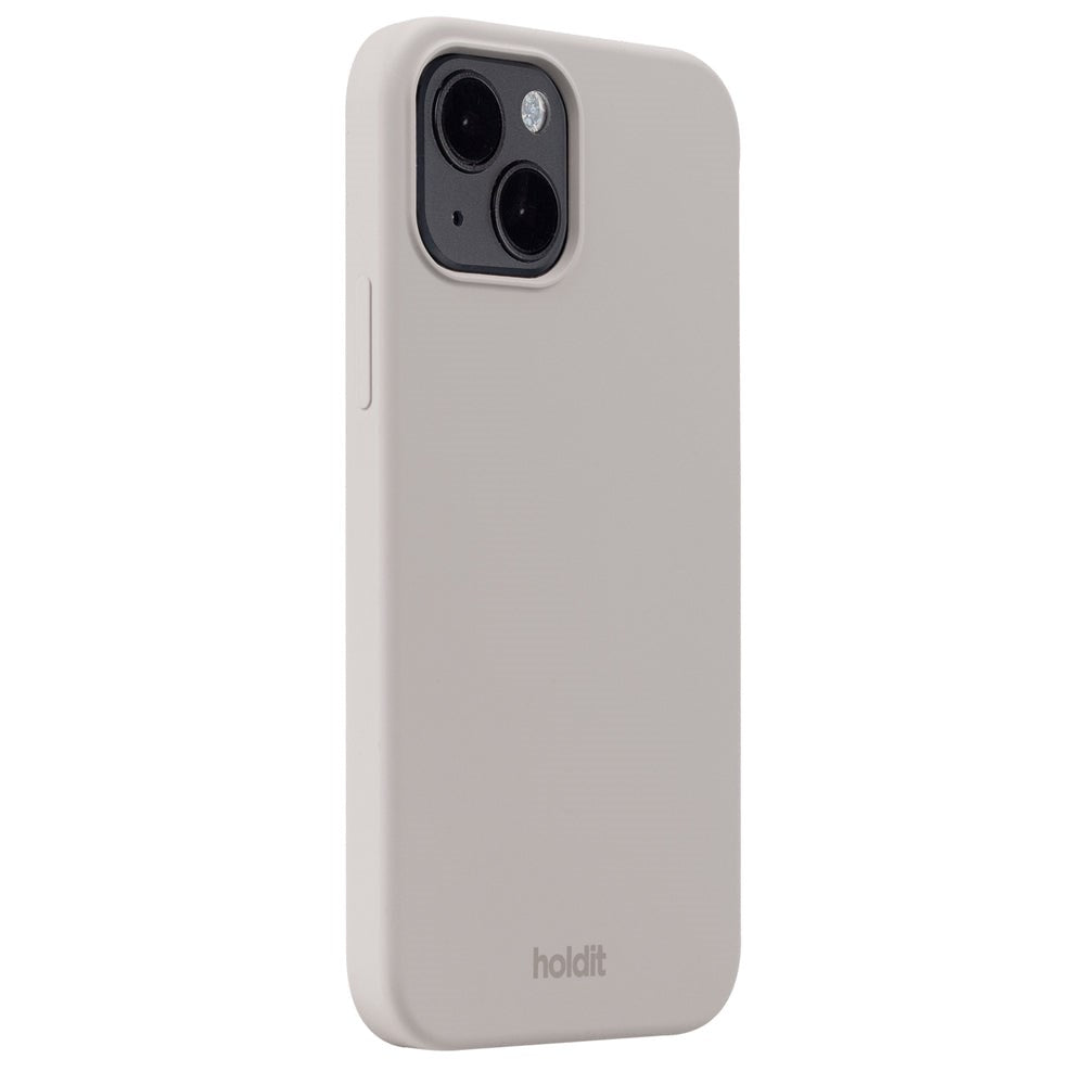 Holdit iPhone 14 Soft Touch Silikone Mobil Cover - Taupe