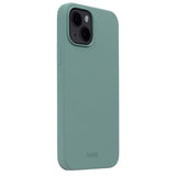 Holdit iPhone 14 / 13 Soft Touch Silikone Mobil Cover - Moss Green