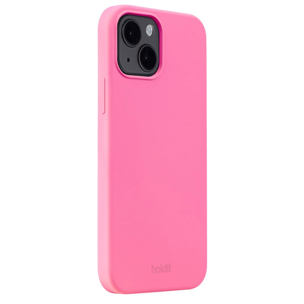 Holdit iPhone 14 Soft Touch Silikone Mobil Cover - Bright Pink