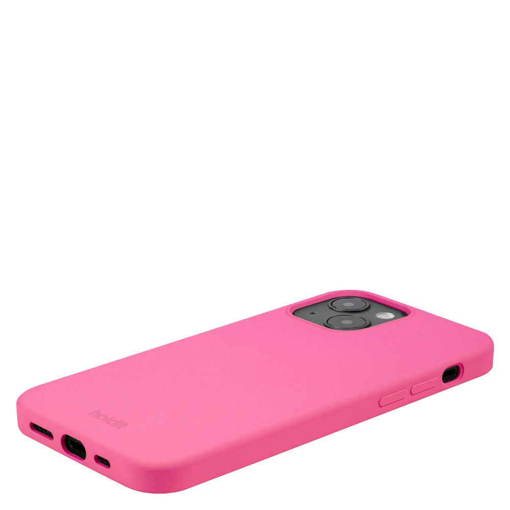 Holdit iPhone 14 Soft Touch Silikone Mobil Cover - Bright Pink