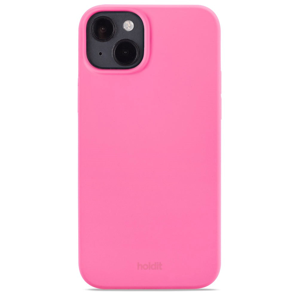Holdit iPhone 14 Plus Soft Touch Silikone Mobil Cover - Bright Pink