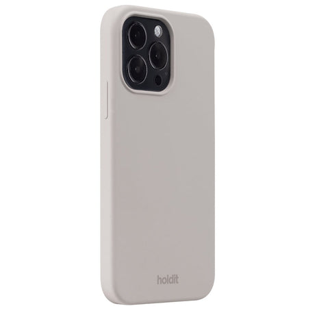 Holdit iPhone 14 Pro Max Soft Touch Silikone Mobil Cover - Taupe