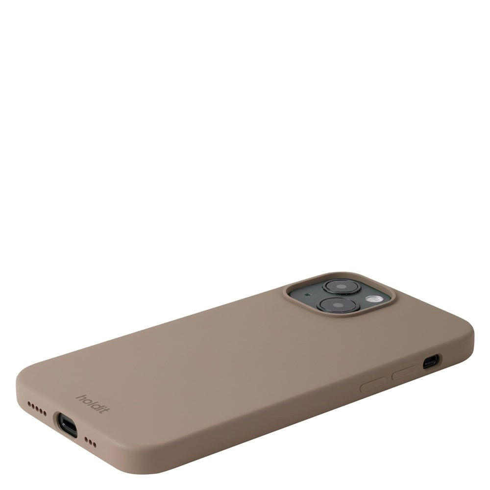 Holdit iPhone 14 / 13 Soft Touch Silikone Mobil Cover - Mocha Brown