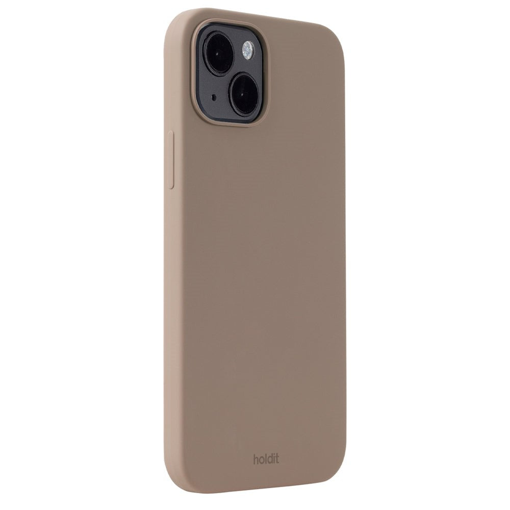 Holdit iPhone 14 Plus Soft Touch Silikone Mobil Cover - Mocha Brown